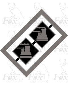 MPD Plaques - Toton cooling towers - Excluding Class 58