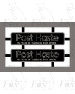 86419 Post Haste 150 YEARS OF TRAVELLING 	POST OFFICES