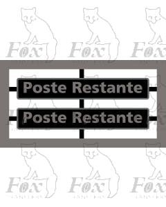 47774 Poste Resante