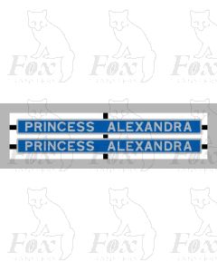 6224 PRINCESS ALEXANDRA (for Streamlined Locos)
