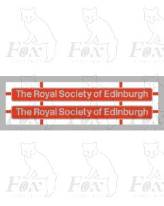 47578 The Royal Society of Edinburgh