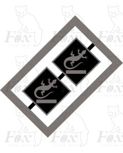 MPD Plaques - St Blazey lizard (Class 08 only)