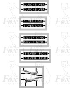 2509-2512 SILVER LINK, QUICKSILVER, SILVER KING, SILVER FOX - stainless steel