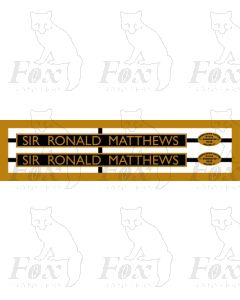 4500-1 SIR RONALD MATTHEWS