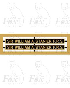 6256 SIR WILLIAM A STANIER F.R.S. (Late LMS format in BRASS)