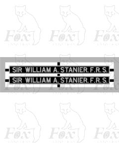 6256 SIR WILLIAM A STANIER F.R.S.  (Original)  