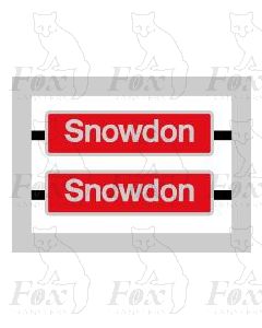 86257 Snowdon