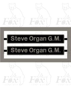 D5627 Steve Organ G.M.