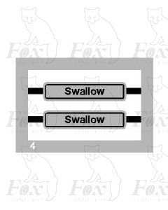 91001 Swallow (alloy/black)