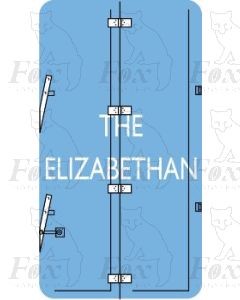 Tailboard - THE ELIZABETHAN light blue and white
