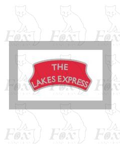 Headboard (plain) - THE LAKES EXPRESS - red