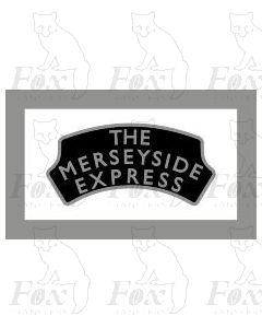 Headboard (plain) - THE MERSEYSIDE EXPRESS - black