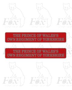 D9005 THE PRINCE OF WALESS OWN REGIMENT OF YORKSHIRE