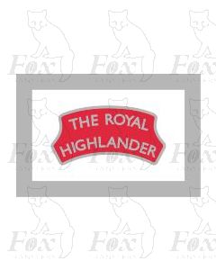 Headboard (plain) - THE ROYAL HIGHLANDER - red