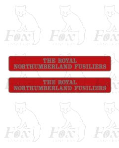 55011 THE ROYAL NORTHUMBERLAND FUSILIERS