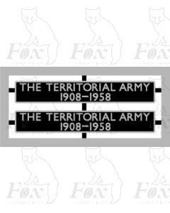 70048 THE TERRITORIAL ARMY 1908