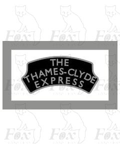 Headboard (plain) - THE THAMES-CLYDE EXPRESS - black
