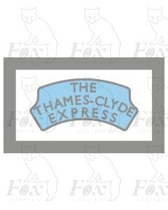 Headboard (plain) - THE THAMES-CLYDE EXPRESS - light blue