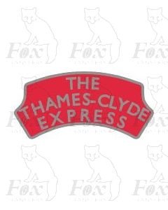 Headboard (plain) - THE THAMES-CLYDE EXPRESS - red 
