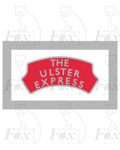Headboard (plain) - THE ULSTER EXPRESS - red