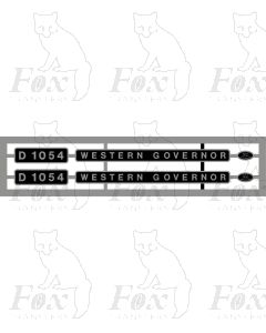 D1054 WESTERN GOVERNOR