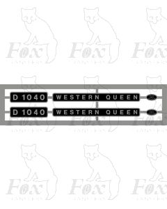 D1040 WESTERN QUEEN