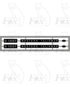 D1007 WESTERN TALISMAN