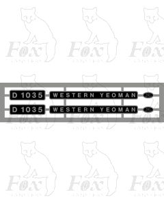D1035 WESTERN YEOMAN
