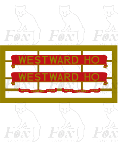 34036RB  WESTWARD HO (includes backing plates)