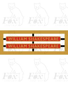 70004 WILLIAM SHAKESPEARE