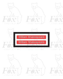 87034 William Shakespeare