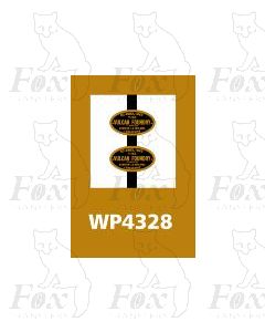 Vulcan Foundry worksplates -BRASS