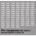 Diesel Deltic Class 55 Numbersets
