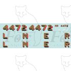 LNER Flying Scotsman Numbering and Tender Lettering