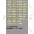 Cabside numbersets for Bulleid Light Pacifics WC/BB