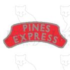 Headboard (plain) - PINES EXPRESS - red - with shaped corners