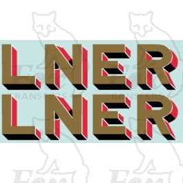 LNER Later Lettering/Numbering for Garter blue and green Locos