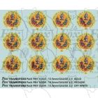 LMS Coach Roundels in yellow