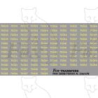Cabside Numbersets for BR Standards