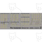 SOUTHERN ELECTRIC - RURAL - Fully-made-up Numbersets and small detailing