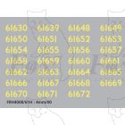 Cabside numbersets  B17/B2 Football Series Locos