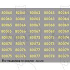 Cabside Numbersets for BR Standards