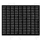 Southern Region Smokebox Numbersets 30328-30724