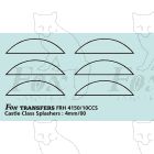 BR/WR Castle Class Splasher Lining Set