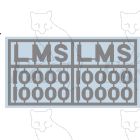 Lettering and numbering set LMS 10000