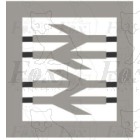 Double Arrows - small size for shunters etc