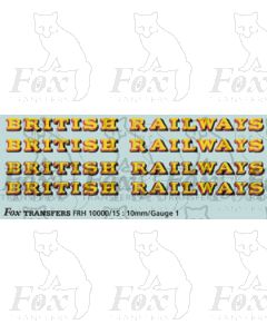 Original GW style British Railways Lettering