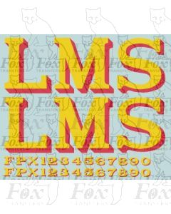 LMS 14 inch lettering 1927-late 1930s