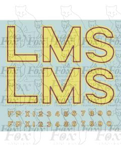 LMS Post-War Locomotive Livery Lettering
