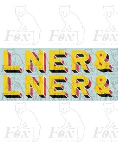 LNER Earlier Lettering/Numbering 